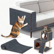 1 pieza Alfombrilla autoadhesiva para arañar gatos de sisal, protector de muebles DIY, almohadilla para arañar gatos para protección de sofá y sillón - 60*100cm - Ver 11