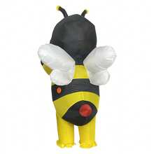 Standing Fat Hornet Inflatable Costume Walking Cartoon Bee Performance Costume Halloween Performance Costume Props Mascot,Party - Multicolor - View 7