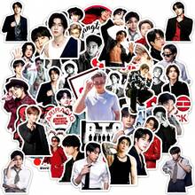 50張 K-POP BT/S ARIRANG 專輯貼紙，包含 SU/GA、J-Ho/Pe、Ji/Min、V 和 Jung/K00k 多種風格，必備 BT/S 粉絲周邊，適合裝飾卡片、專輯、筆記本、手機殼和行李箱 - 彩色 - 查看 7