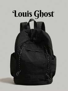 Lightweight Backpack Designed For Students, Combining Style And Functionality, Perfect For Commuting, Classes, And Outings! Large Main Compartment Easily Fits Laptops, Textbooks, Stationery, And Water Bottles; Whether For Daily Classes, Weekend Short Trips, Or Library Study, It's Your Ideal Travel Companion - Multicolor - View 13