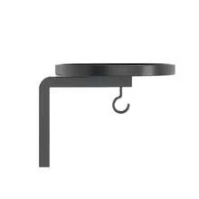 Wall Plant Hook Bracket With Integrated Hook Quick Installation Indoor Outdoor Universal Green Plant Storage Rack - Black - View 3