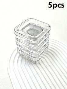 10/5/1pc Transparent Acrylic Nail Art Sticker Display Box, Includes Transparent Nail Tape, Portable Nail Art Sticker Display Box (Box Only, Nail Stickers Not Included), Suitable For Nail Art Display And Jewelry Necklace Storage - Multicolor - View 11