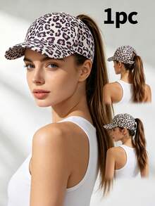 1pc High Ponytail Baseball Cap, Summer Open Top Back Opening Ponytail Hat, Versatile Sun Protection Cap, Multiple Colors Available - Ponytail Baseball Cap - View 4
