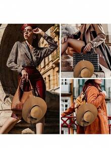 New Travel Hat Clip, Outdoor Backpack/Luggage Storage Hat Clip, Solid Color Travel Hat Clip, Multi-Functional Duck Bill Hat Clip, Outdoor Travel Essential, Mini Travel Hat Clip, Multi-Functional Straw Hat Clip, Hat Accessory, Can Securely Attach Hat To Bag Or Luggage - Multicolor - View 2