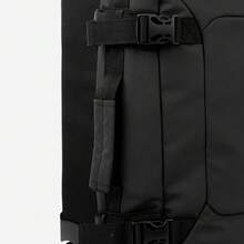 W WINGS Large Compression Soft Suitcase 28" 24" 20" Inch ROOK | Travel Bag Luggage Polyester Zipper High Quality, Waterproof, Telescopic Handle, Wheels BLACK - Black - View 8