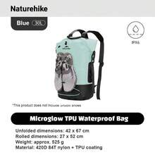 1个防水干湿分离背包，20/30/40升防水背包，适用于游泳、划船 - 彩色 - 查看 21