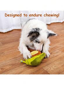 Hollypet Squeaky Plush Stuffed Dog Puzzle With Slow Feeder Bowl, Interactive Chew Small And Medium Dogs, Snail - 蝸牛 - 查看 7