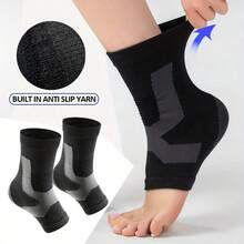 Unisex Toe-Free High-Top Ankle Compression Sleeve, Suitable For Rock Climbing, Running And Other Daily Activities, Pressure Ankle Sleeve - Multicolor - View 8