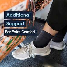 1 Pair Breathable Knitted Ankle Support, With Elastic Sleeve And Adjustable Compression Ergonomic Design, For Sports Ankle Protection - Multicolor - View 5