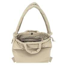 | Moos Capsula Padded School Backpack Convertible Bag Type With Padded Handles, Drawstring And Magnet Closure - Light Beige - View 6