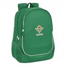 Real Betis Balompié | Kindergarten Backpack Betis Balompié, Adaptable To Trolley (Without Trolley), Water-Resistant, Official License, 2 Large Compartments, Bottle Pocket - Adaptasi (1) - View 1