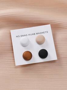 2pcs/Set Matte Color Magnet Pins - Four Colors Of Spray Paint - View 13