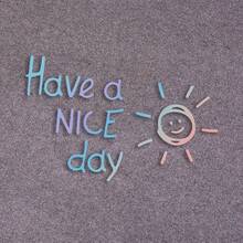 1pc Have A Nice Day Letter Sticker Vinyl Car Sticker Suitable For Laptop, Water Bottle, Phone, Car, Motorcycle Reflective Cool Sticker Waterproof - A - View 10
