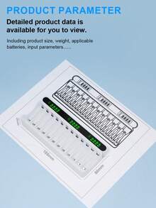 12-Slot Rechargeable Battery Charger VC12 1.2V USB Output Compatible With Ni-MH AA AAA Batteries Brand New Original - White - View 3