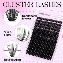 False Eyelashes And Adhesives Kits - Black - View 3