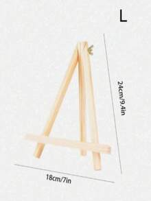 3pcs, 1pc Desktop Storage Rack, Kitchen Countertop Stand, Cookbook Holder, Wooden Easel, Wedding Table Number Holder, Photo Display Stand, Craft And Art Supplies, Home Decor, Natural Wooden Tripod Easel, Conference Display Stand, Wedding Display Stand - Multicolor - View 14