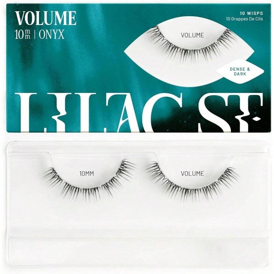- Pestaas Postizas de Volumen Dramtico10 Mm - Mirada Densa Y Distintiva - Extensiones de Pestaas - Ligeras Y Naturales - Duran 10 Das - Seda Coreana - Libres de Crueldad A - Volumen - Ver 1
