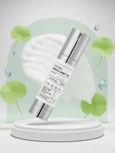 VT COSMETICS CICA Reedle Shot 100 Advanced 夜間外泌體微針精華液，含積雪草、玻尿酸、蜂膠，肌膚再生、玻璃肌效果，韓國保養加強精華 1.69 Fl Oz (50ml)