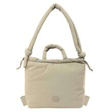 | Moos Capsula Padded School Backpack Convertible Bag Type With Padded Handles, Drawstring And Magnet Closure - Light Beige - View 2
