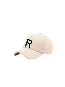 1pc Children 26 Letters Pattern Baseball Cap, Toddler Boys Girls Sun-Shading Hat, Suitable For Outdoor, Everyday Wear, UV Ion - Beige - View 10