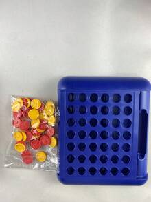 4合1經典棋盤遊戲，派對遊戲，趣味家庭娛樂，多人競爭，四子棋，適合成人萬聖節/聖誕節/感恩節派對遊戲 - 彩色 - 查看 10