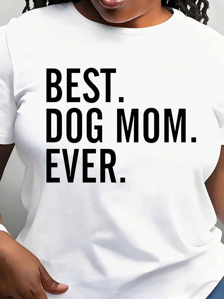 Vintage Summer T-Shirt For Dog Owners. Comfortable And Casual, Suitable For Outings And Everyday Wear. - 白色 - 查看 1