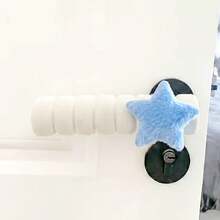 2PCS Star Door Handle Protector, Soft Anti-Collision Cover, Universal Left & Right Anti-Static Doorknob Bumper Guard, Door Knob Sleeve For Kitchen, Bathroom & Bedroom - View 3