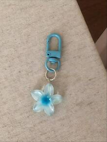 1/3pcs Cute Flower Keychain, Transparent Colorful Daisy Keychain, Women's Accessory, Earphone Case Colorful Transparent Resin Floral Cute Keychain Accessory, Car Key Chain Pendant, Flower Wallet Charm, Bag Pendant (Suijiyans), Suitable For Handbags - One Size Fits All - View 9