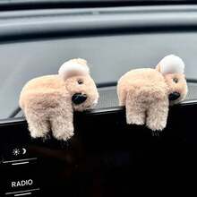 2 Sets Cute Koala Car Interior Decor, Rearview Mirror Control Screen Decoration, Car Sun Visor Clip Accessories - A - View 9