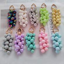 1PC New Creative Grape Bead Pendant Acrylic Crystal Faux Fruit Heart Spring Ring Keychain Pendant Toy & Game/Hobby, Collection, Party Supplies/Teen Creative Toy/Teen Stress Relief Toy - Multicolor - View 16