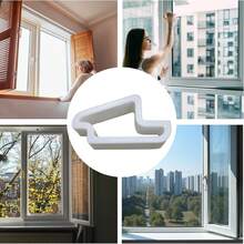 3 buah/1 buah Penahan Pintu & Jendela/Penahan Pintu Lantai, Set Pengunci Rel Pengaman Anti-Benturan yang Kokoh, Penahan Pintu Partisi Balkon Dapur, Ventilasi & Privasi, Pemasangan Mudah, Perlengkapan Penting Pintu Teras Kamar Tidur, Hadiah Rumah, Dekorasi Rumah yang Wajib Dimiliki - beraneka warna - View 6