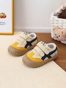German Training Shoes ( Shoes) Classic Patchwork Design, 1–4 Years Toddler, Kindergarten Daily Wear. Light Color Palette Versatile, Mainly For Spring And Autumn, - Yellow - View 7
