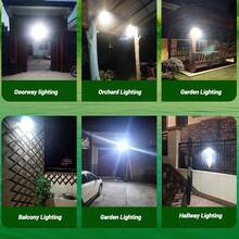 1pc Solar Light With 106 LED Beads And Independent Solar Panel, Adjustable Bracket, 4 Switchable Modes, Suitable For Porch, Garage, Garden, Yard, Driveway And Other Locations - Solar Lights - View 6