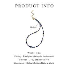 Monlansher New Women's Handmade Natural Stone Beaded Necklace, Fashion Bohemian Style, Casual Daily Versatile, Light Luxury Premium Feel - Beaded - View 7