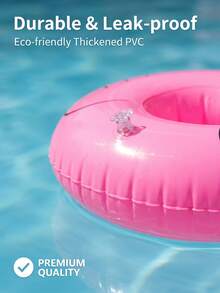 2 Packs Inflatable Floating Drink Holders, Cute Pool Cup Floats For Cans, Bottles, And Cups, Summer Water Party Accessories For The Pool, Beach, Bathtub, Lake, And Outdoor Fun - Multicolor - View 7