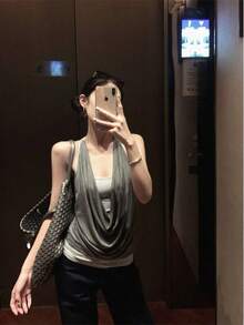 Women Tops - Grey - View 5