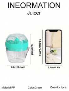1pc Portable Multifunctional Orange Juicer - Efficient Manual Lemon Juicer, Manual Citrus Juicer, Manual Juicer For Orange/Lemon, Easy Squeeze Design, Easy Juicing, No Electricity Needed, Suitable For Kitchen, Restaurant - Multicolor - View 15