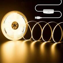 LITSHOW COB LED Strip 320 LEDs/M, Soft Flexible DIY Cuttable, Ultra Bright Even Glow, Multiple Switch Types Available For Kitchen, Cabinet, Bedroom, Home Decor - Push Button Switch - View 2