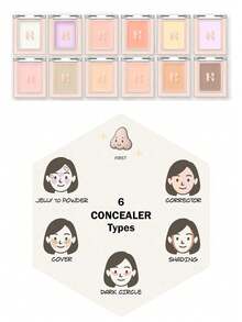 HOLIKA HOLIKA MY FAVE PIECE 10合1遮瑕棒，輕鬆打造完美遮蓋力。濃郁飽和色素輕鬆營造自然妝感。大容量適用於各種膚色。2g/0.07 Oz. - #10 - 查看 11