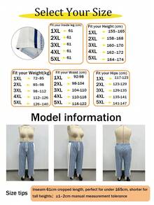 Pantalones largos de pierna recta sueltos de 7/8 para mujer talla grande, pantalones harén casuales con cintura elástica, ligeros y transpirables, para uso diario, fiestas, festivales de música, compras y estilo relajado - Azul - Ver 6