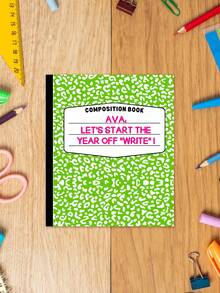 15入客製文字開學禮物吊牌，教師鉛筆筒標籤，附「Let's Start This Year Out WRITE!」語錄，教室禮物用學校吊牌 - 彩色 - 查看 7