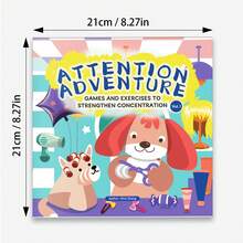 Attention Adventure Hidden Objects Activity Book, Picture Search Puzzle Workbook With Focus Training, Observation Games And Concentration Exercises - Multicolor - View 7