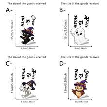 1/4pcs Halloween Cartoon Ghost Push-Down Flush Indicator Toilet Sticker, Removable Self-Adhesive Waterproof PVC Sticker, Suitable For Bathrooms, Toilets, Tank Covers, Or Home Decor - Toilet Stickers - View 13