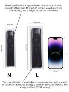 TV Remote Control Dust Cover, Remote Control Stand, Transparent Wear-Resistant Waterproof Protective Cover, Suitable For TV, High-Definition Home Set-Top Boxes, Air Conditioners, And Other Remote Controls. Dust Cover For Remote Controls. - A - View 10