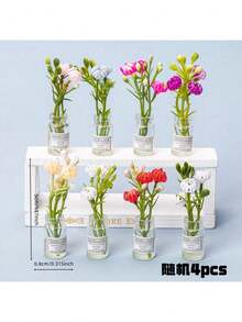 8pcs Mini Vase Magnets - 2026 New Cute Mini Fridge Magnets 3D Vase Funny Fridge Accessories Kitchen Decor (Multi-Color) Holiday Gift - Color Mixing - View 13