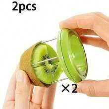 2pcs/1pc Stainless Steel Kiwi Fruit Peeler, Easy Grip, This Outdoor Portable Stainless Steel Green Peeler Is A Multifunctional Fruit Peeling And Pitting Tool, Easy To Carry Kitchen Utensil, Manual ABS Material Peeler, No Power Needed Kitchen Tool, Suitable For Outdoor Cooking, Perfect For Home And Outdoor Picnic Use, Ideal Kitchen Gadget - Multicolor - View 14