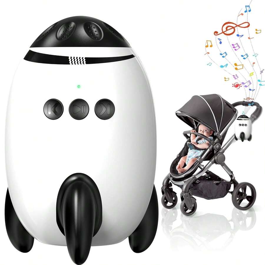 Kursi Goyang Bayi Multifungsi dengan Kecepatan Getaran yang Dapat Diatur dan 11 Suara Putih yang Menenangkan, Aksesori Kursi Goyang Isi Ulang 1200mAh, Aksesori Portabel yang Cocok untuk Kereta Bayi dan Ranjang Bayi, Perlengkapan Penting Bayi, Penolong Hebat untuk Para Ibu - MultiWarna - View 1