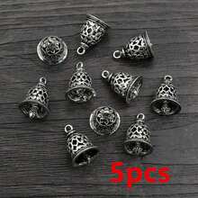 5pcs 15x12mm Bell Charms Pendant DIY Jewelry Making Findings Accessories For Earrings Bracelet Supplies - 15x12mm - View 8