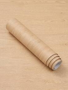 Papel de contacto autoadhesivo con grano de madera clara, papel tapiz removible a prueba de agua, vinilo decorativo para renovación del hogar - 1PC - Ver 22