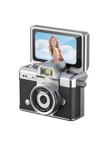 Palm-Sized Mini Camera With 180° Flip Screen And Beauty Filters-Perfect For Capturing Campus And Outdoor Moments; Doubles As A Portable Hanging Accessory - 查看 13